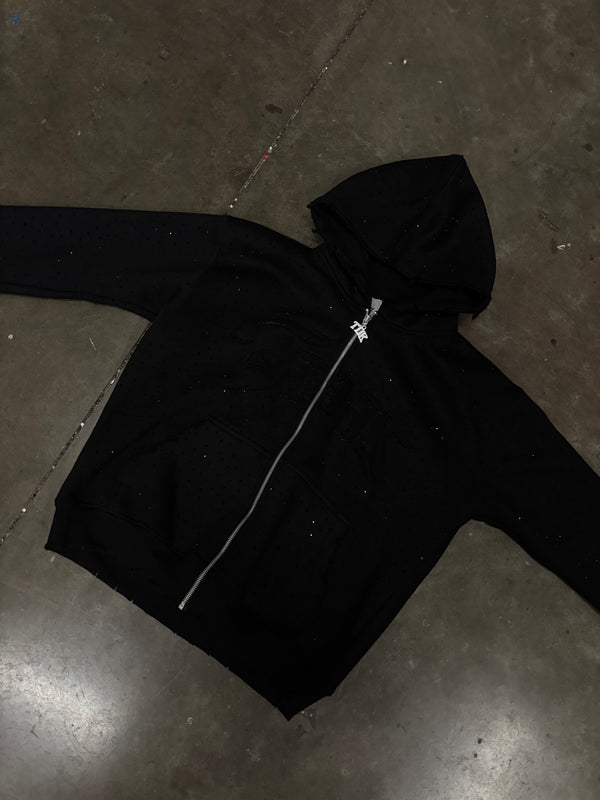 TDK Stoned Out Onyx Zip-Up