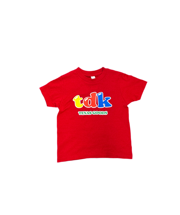 Tdk Kids Red Texas Goods Tee