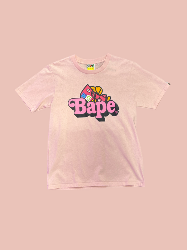 Pink Bape Baby Milo Tee