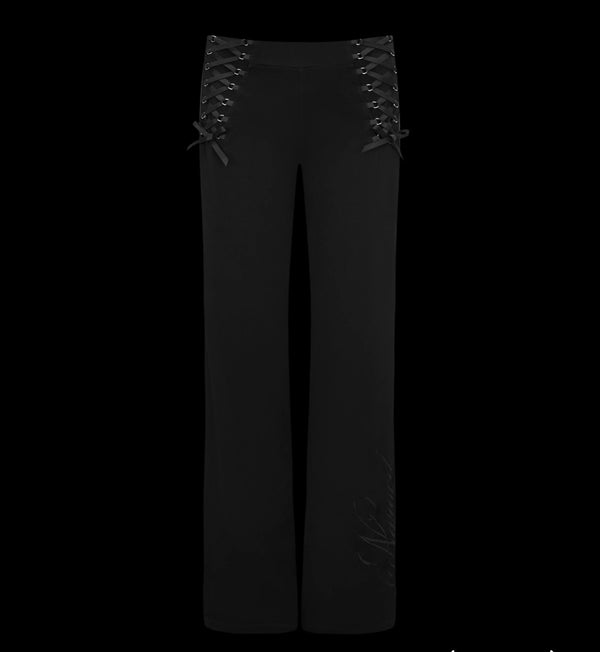 Named Collective Confessions Ribbon sculpt Stretch pants black