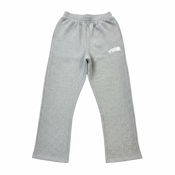 TDK Grey Straight Leg Sweatpants