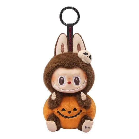 Brown Labubu Happy Halloween Pumpkin Vinyl Plush Doll