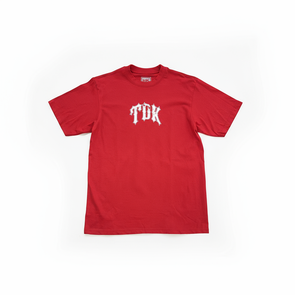 Tdk Red Lonestar Flame Tee