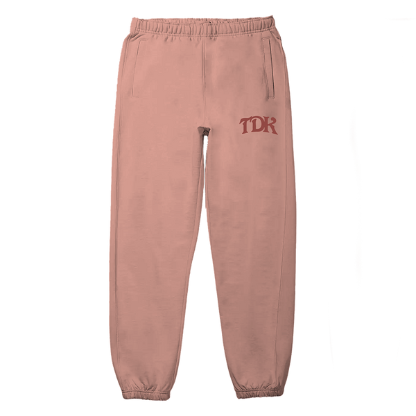 TDK Embroidered Peach Sweats