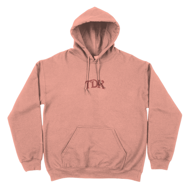 TDK Embroidered Peach Hoodie